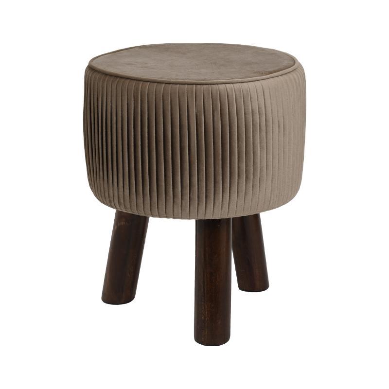 Σκαμπό SV4/3RA Fylliana Μπέζ 28x28x34 εκ.