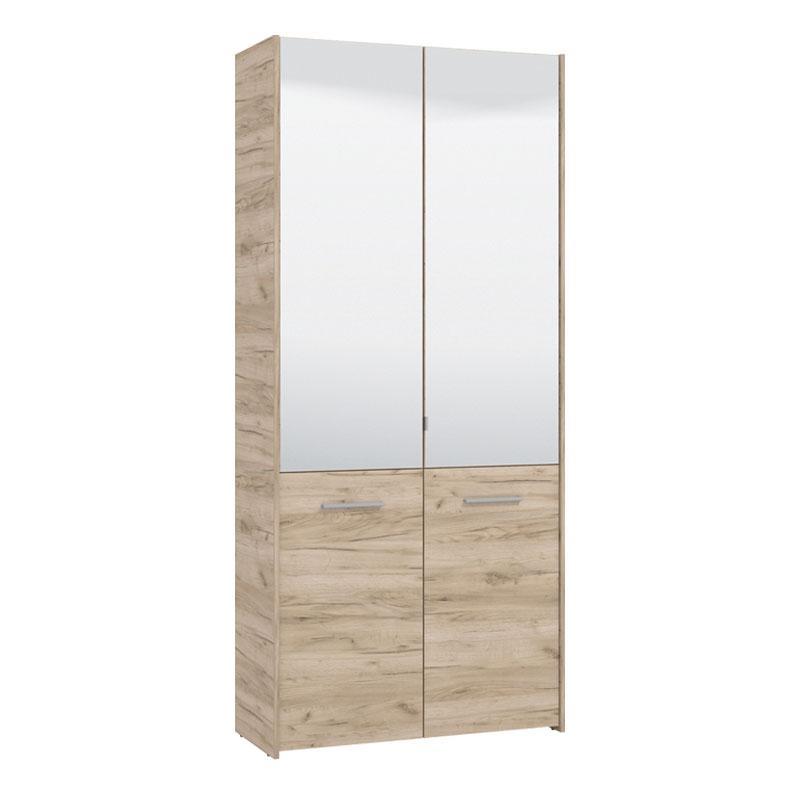 Παπουτσοθήκη Menorca 2K 2OG Γκρί Δρύς 89,5x37,5x199 εκ. Παπουτσοθήκη Menorca 2K 2OG Γκρί Δρύς 89,5x37,5x199 εκ.