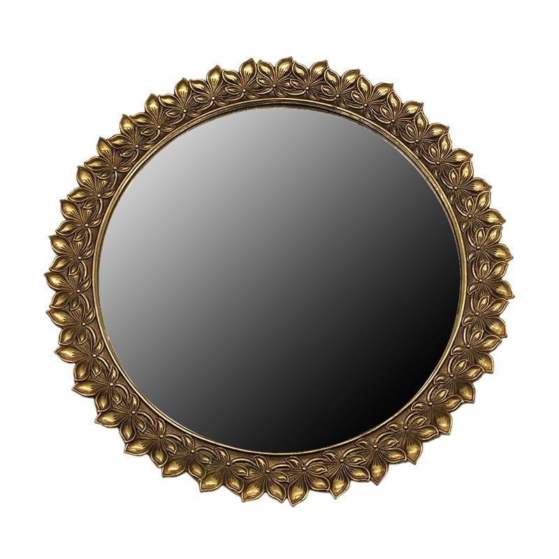 Καθρέπτης Τοίχου Flower Fylliana Χρυσό 27x2,6x27 εκ.