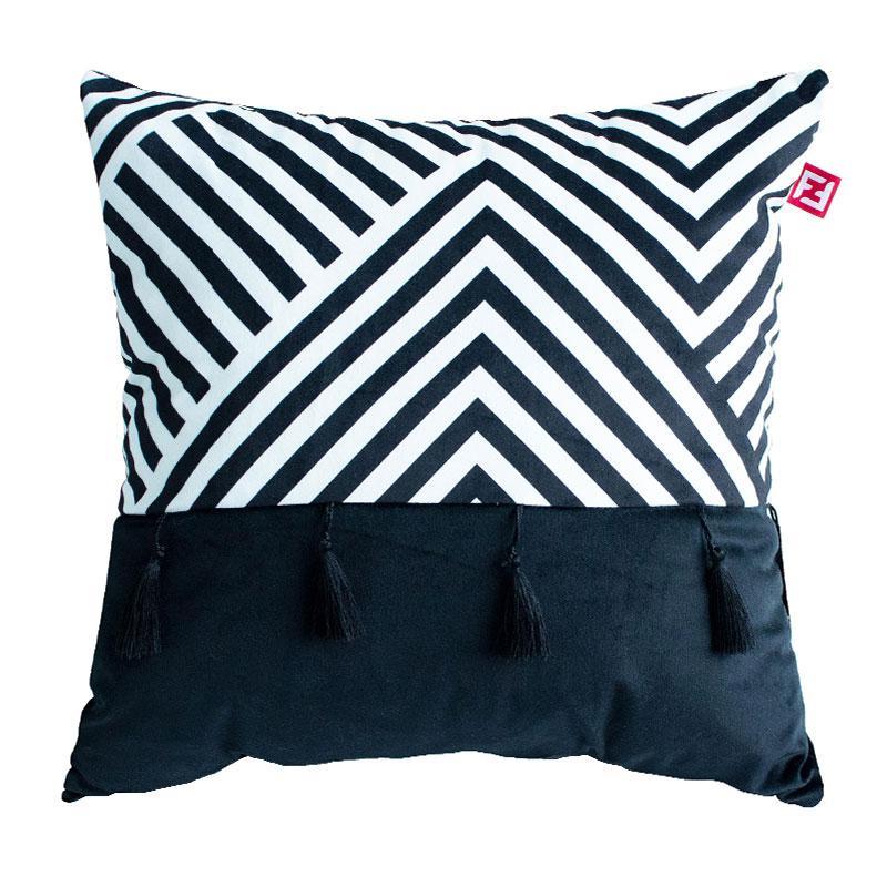 ΜΑΞΙΛΑΡΙ Fylliana 277 ΜΑΥΡΟ ΥΦΑΣΜΑ 45x45εκ ΜΑΞΙΛΑΡΙ Fylliana 277 ΜΑΥΡΟ ΥΦΑΣΜΑ 45x45εκ