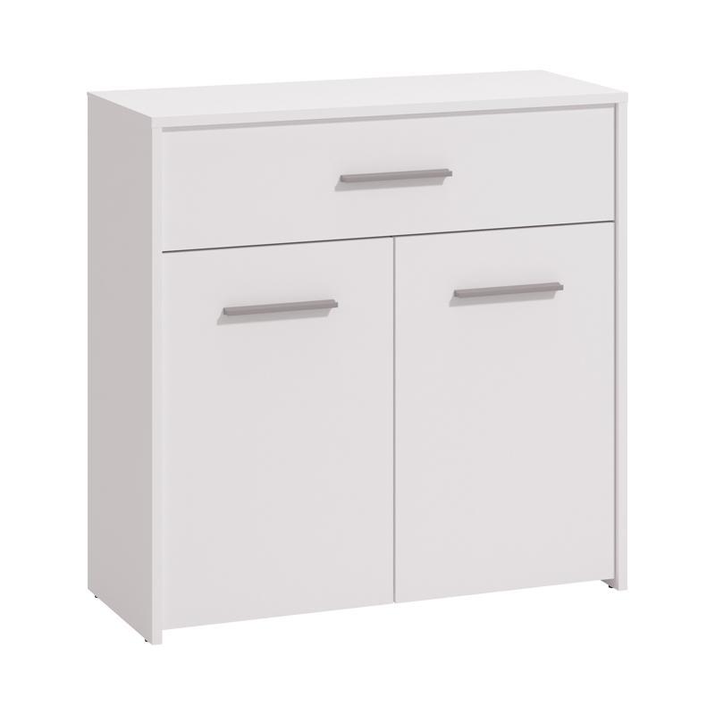 Κομότα - Μπουφές Garona 2K1F Λευκό 80,5x33x80,5 εκ.