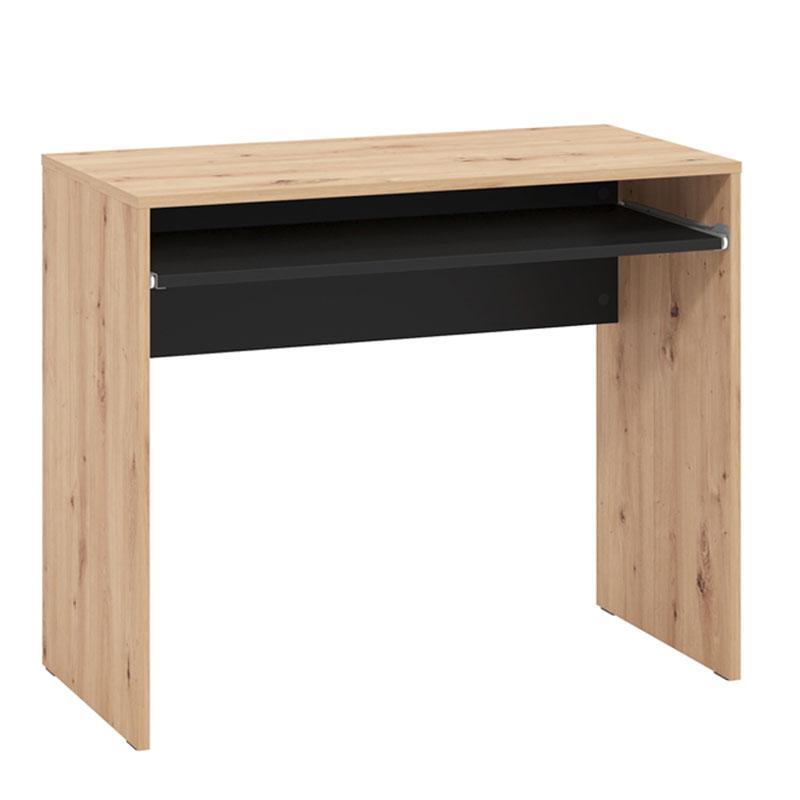 Γραφείο PARIS Artisan Oak - Μαύρο 90x45x74 εκ.