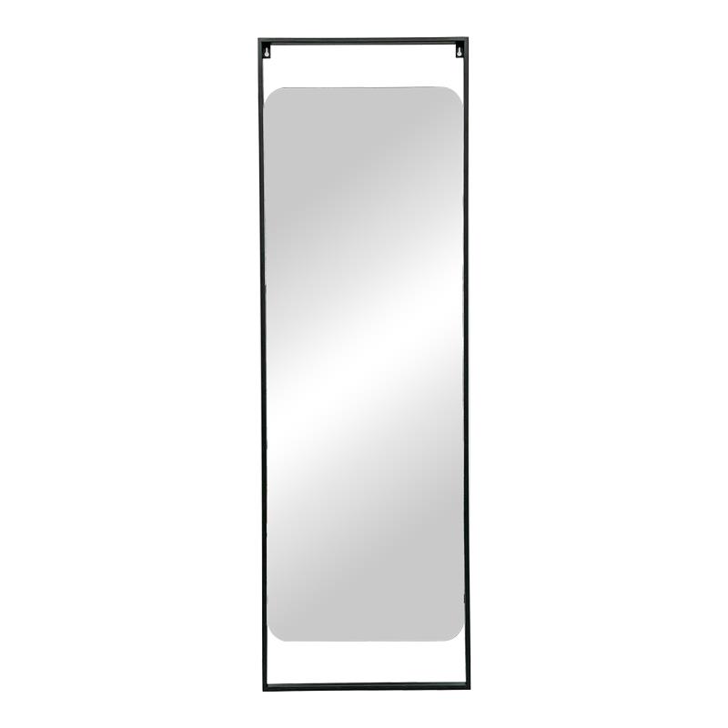 Καθρέπτης Piza Inart μαύρο μέταλλο 45x2x140εκ