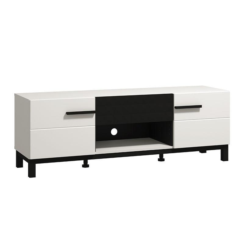 Έπιπλο Τηλεόρασης Sarthe 150 3K1F2V Λευκό - Μαύρο 147x42x51 εκ. Έπιπλο Τηλεόρασης Sarthe 150 3K1F2V Λευκό - Μαύρο 147x42x51 εκ.