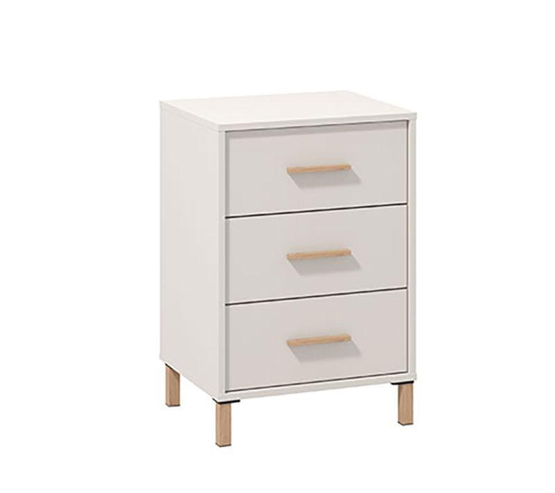 Κομοδίνο Belfort NO3F Cashmere 48x40x71 εκ. Κομοδίνο Belfort NO3F Cashmere 48x40x71 εκ.