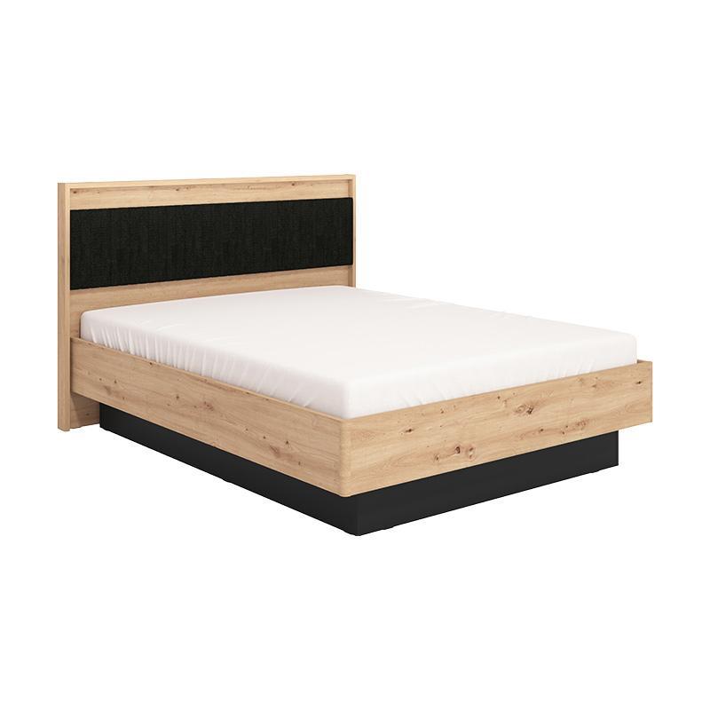 Ξύλινο Κρεβάτι Ascalon 160 Artisan - Μαύρο Γκρί 160x200 εκ. Ξύλινο Κρεβάτι Ascalon 160 Artisan - Μαύρο Γκρί 160x200 εκ.