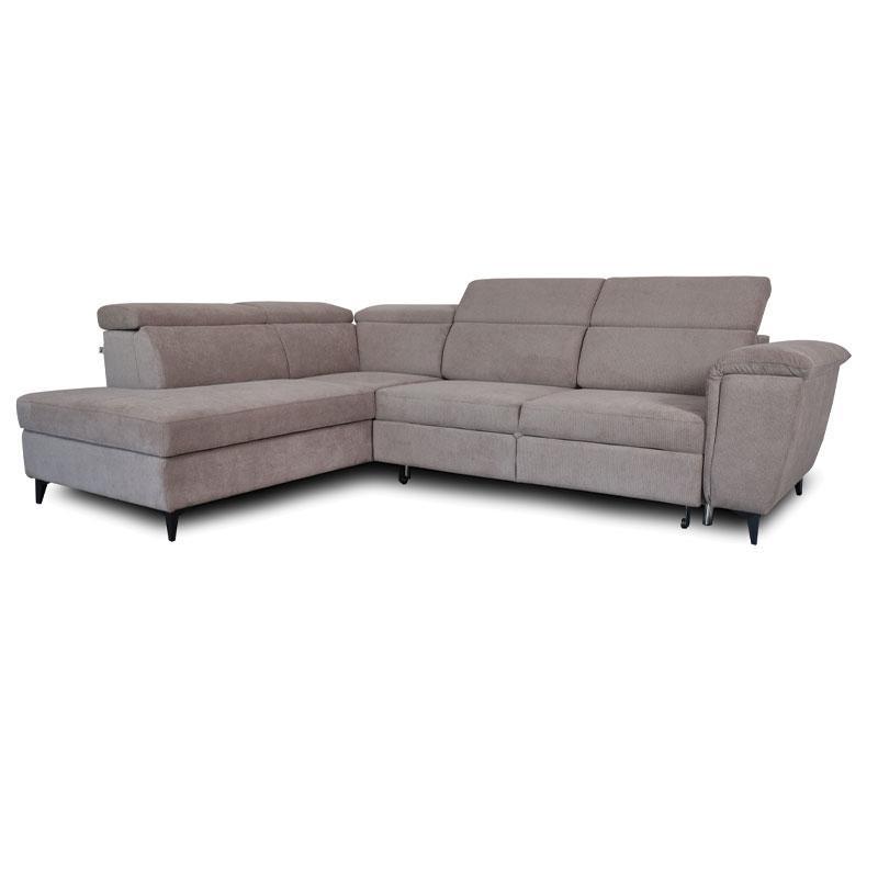 Γωνιακός Καναπές Alessia FL067 Fylliana Αριστερή Γωνία Μπέζ 284x216x100 εκ.