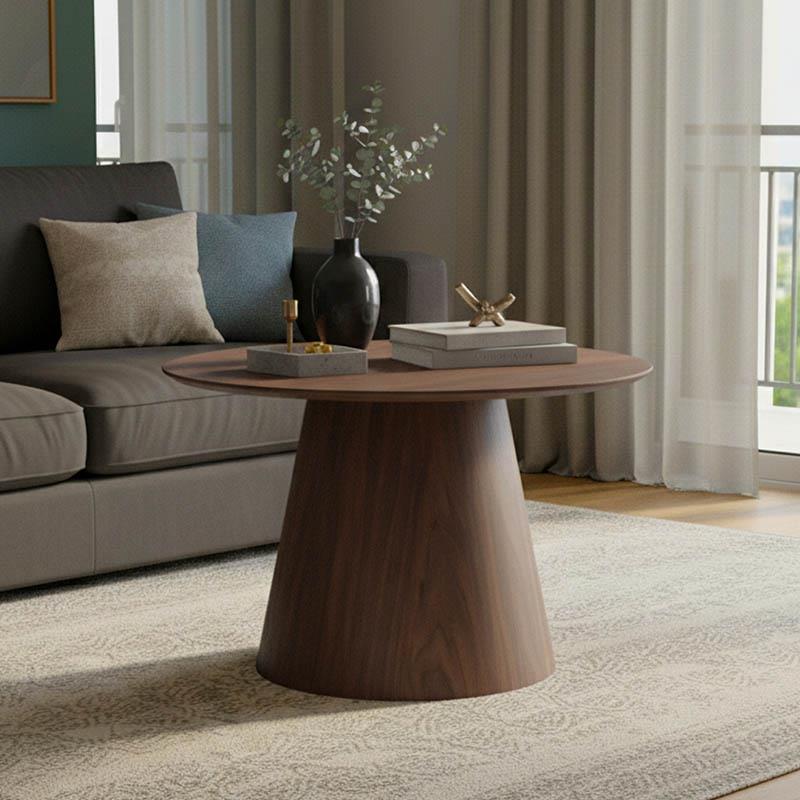 Βοηθητικό τραπέζι Kayano καρυδί mdf Φ60x40εκ Βοηθητικό τραπέζι Kayano καρυδί mdf Φ60x40εκ