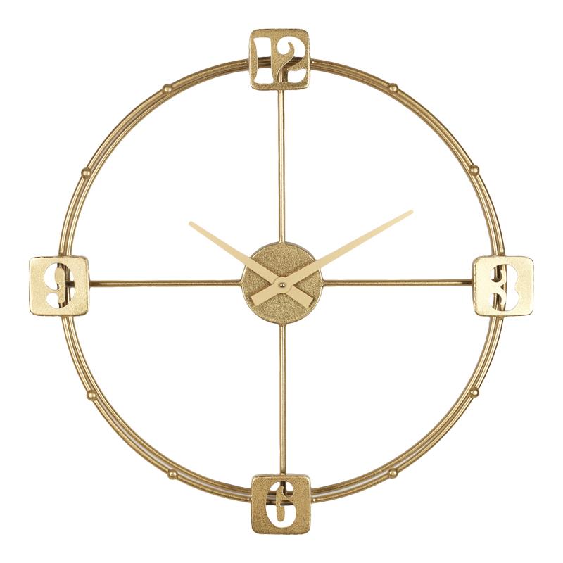 Ρολόι τοίχου Hunga Inart μέταλλο σε χρυσή απόχρωση 60x7.5x60εκ Ρολόι τοίχου Hunga Inart μέταλλο σε χρυσή απόχρωση 60x7.5x60εκ