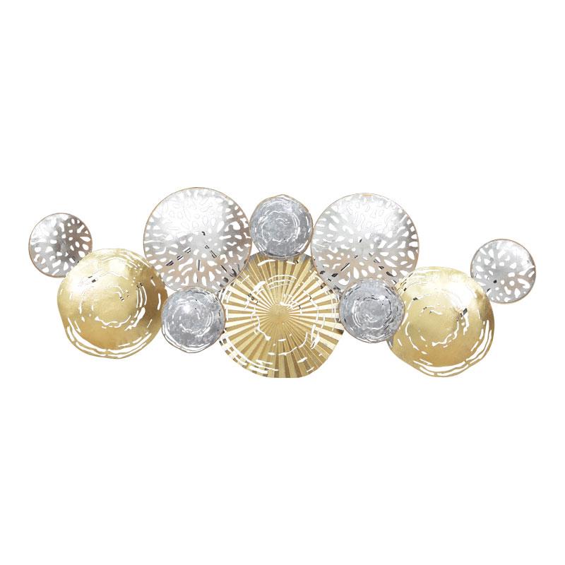 Διακοσμητικό τοίχου Dille Inart μέταλλο πολύχρωμο 114.9x4.4x43.2εκ Διακοσμητικό τοίχου Dille Inart μέταλλο πολύχρωμο 114.9x4.4x43.2εκ