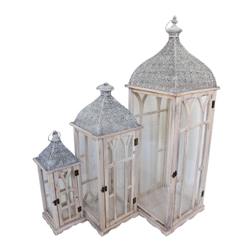 Φανάρι Danny Inart σετ 3τεμ αλουμίνιο σε φυσική απόχρωση Φανάρι Danny Inart σετ 3τεμ αλουμίνιο σε φυσική απόχρωση