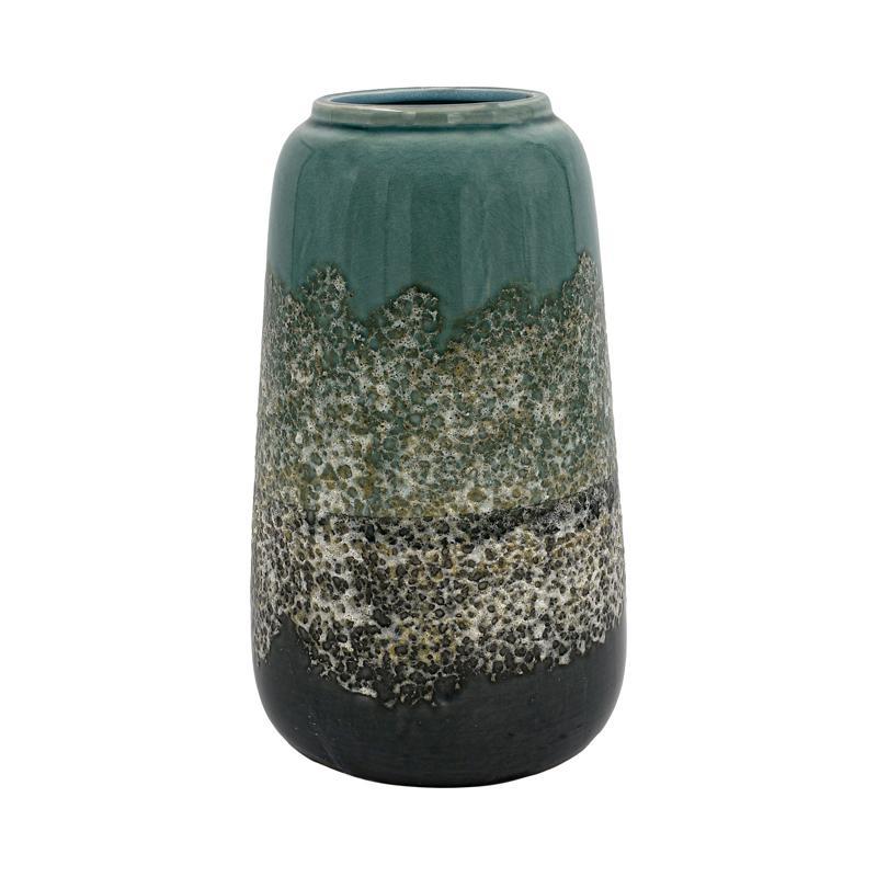 ΚΕΡΑΜΙΚΟ ΒΑΖΟ Fylliana FL2361 ΠΡΑΣΙΝΟ-ΓΚΡΙ ΧΡΩΜΑ 19x32εκ ΚΕΡΑΜΙΚΟ ΒΑΖΟ Fylliana FL2361 ΠΡΑΣΙΝΟ-ΓΚΡΙ ΧΡΩΜΑ 19x32εκ