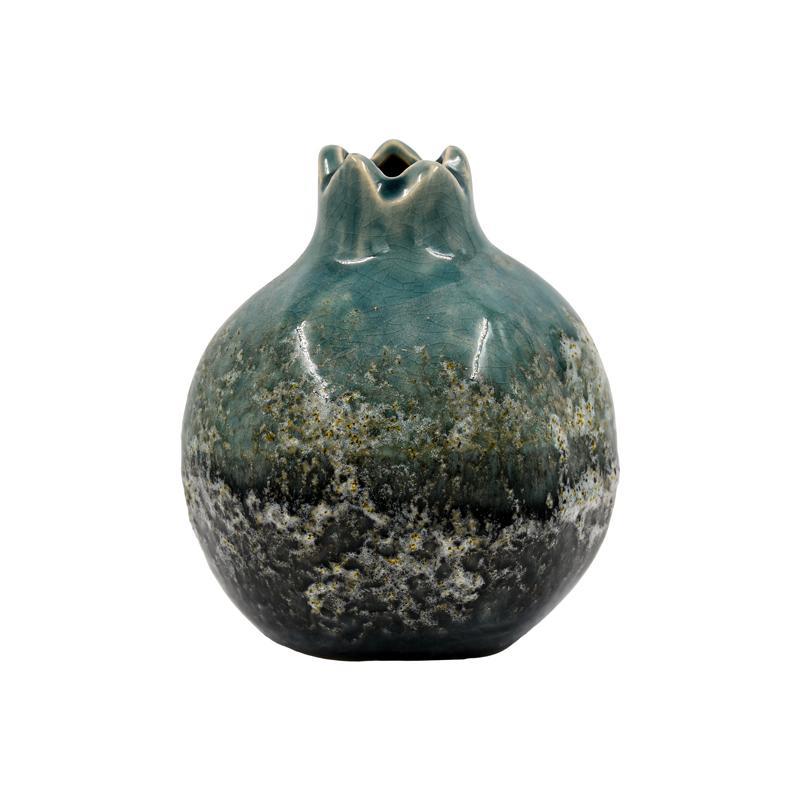 ΚΕΡΑΜΙΚΟ ΔΙΑΚΟΣΜΗΤΙΚΟ Fylliana ΡΟΔΙ ΠΡΑΣΙΝΟ-ΓΚΡΙ ΧΡΩΜΑ 11x12εκ ΚΕΡΑΜΙΚΟ ΔΙΑΚΟΣΜΗΤΙΚΟ Fylliana ΡΟΔΙ ΠΡΑΣΙΝΟ-ΓΚΡΙ ΧΡΩΜΑ 11x12εκ