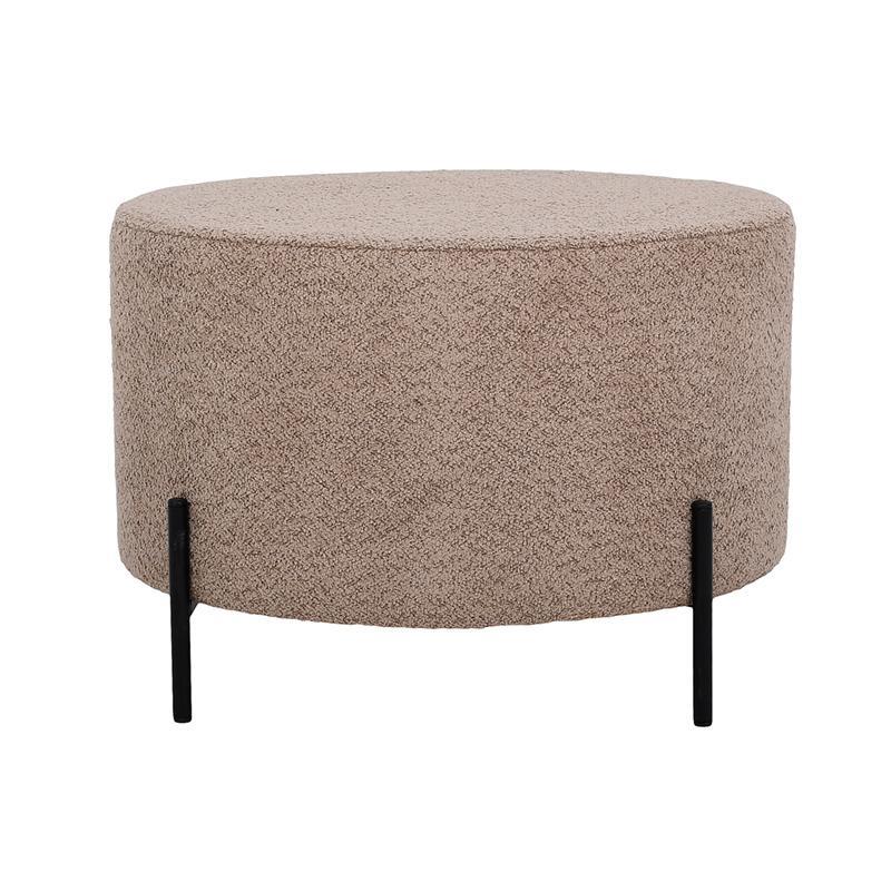 Στρογγυλό Σκαμπό Kristal Fylliana Cappuccino 60x40 εκ.