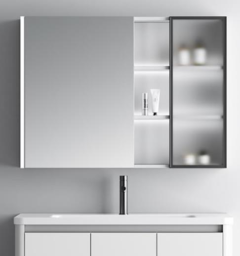 Καθρέπτης μπάνιου DIONE 100 Λευκό 90x14x68 εκ.