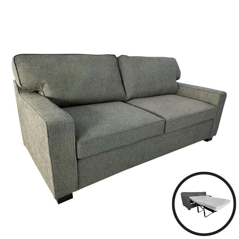 Καναπές - Κρεβάτι Polaris 2θέσιος Ύφασμα Χακί 181x91x83 εκ.