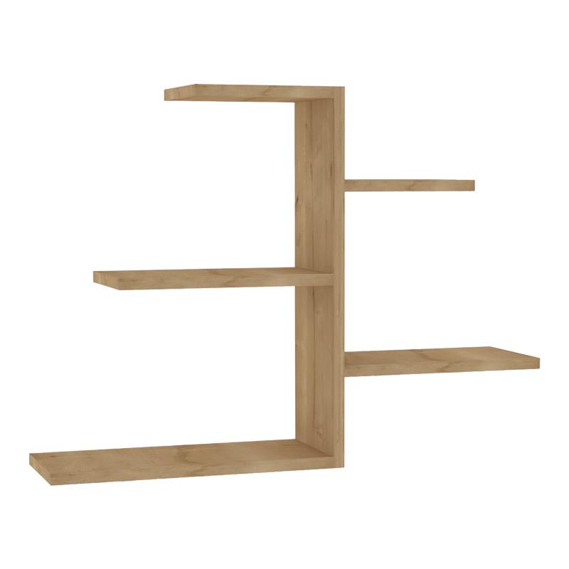 Ραφιέρα τοίχου Callum σε oak απόχρωση 82,2x19,6x48 εκ.