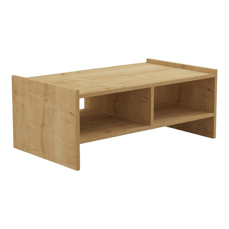 Τραπέζι σαλονιού Tiena σε oak απόχρωση 90x50x35 εκ.