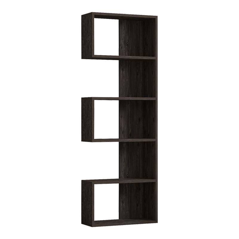 Βιβλιοθήκη Cascade σε σκούρο καρυδί απόχρωση 51,8x22x150 εκ.