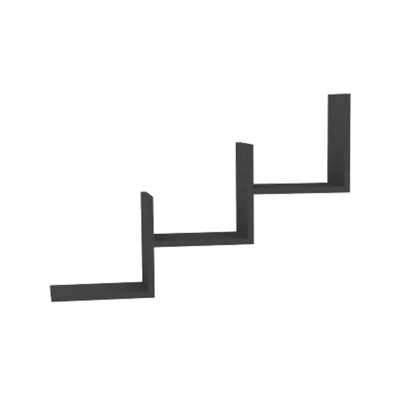 Ραφιέρα τοίχου Mauer ανθρακί 90x19,6x60 εκ.