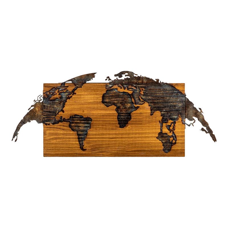 Διακοσμητικό Τοίχου Mable Ξύλο Πεύκου Φυσικό με Μαύρο Μέταλλο 83x3x38εκ. Διακοσμητικό Τοίχου Mable Ξύλο Πεύκου Φυσικό με Μαύρο Μέταλλο 83x3x38εκ.