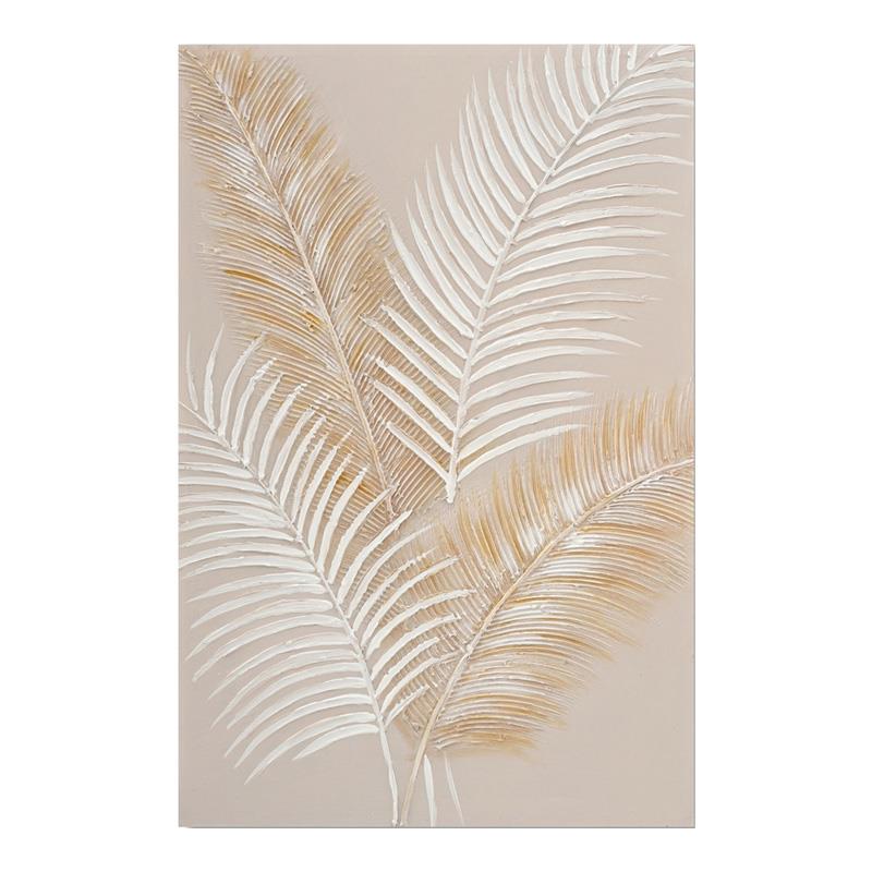 Πίνακας σε Καμβά Leavy I Inart 60x3x90εκ.