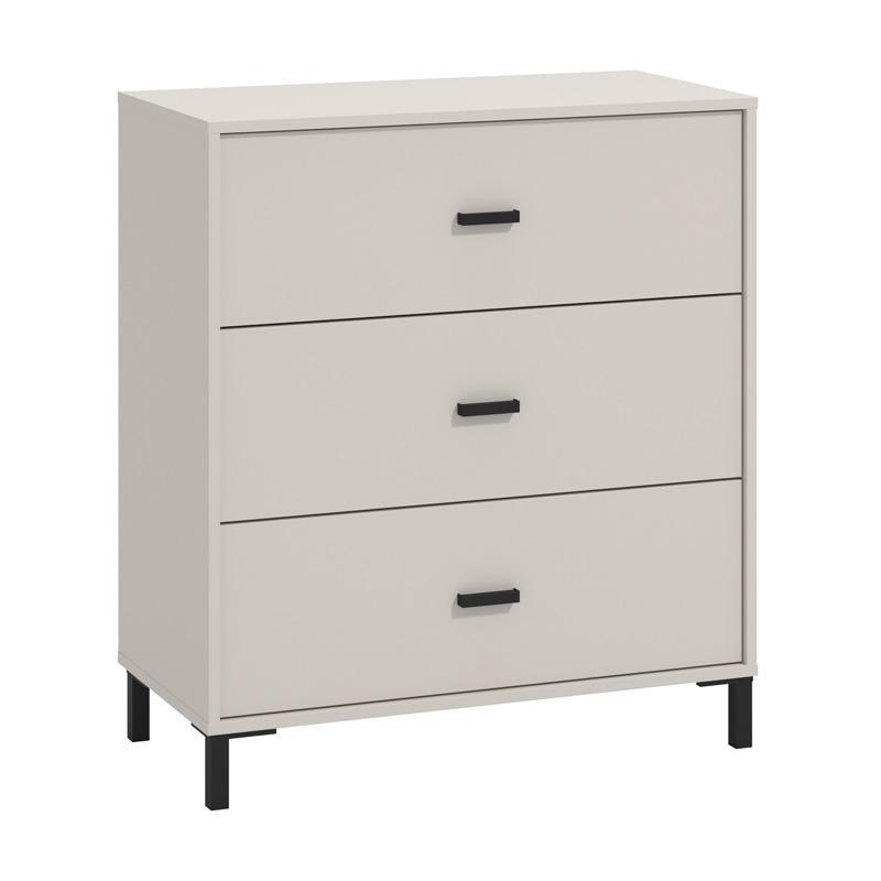 Συρταριέρα SALONA 80 3F Cashmere 80x40x90εκ.