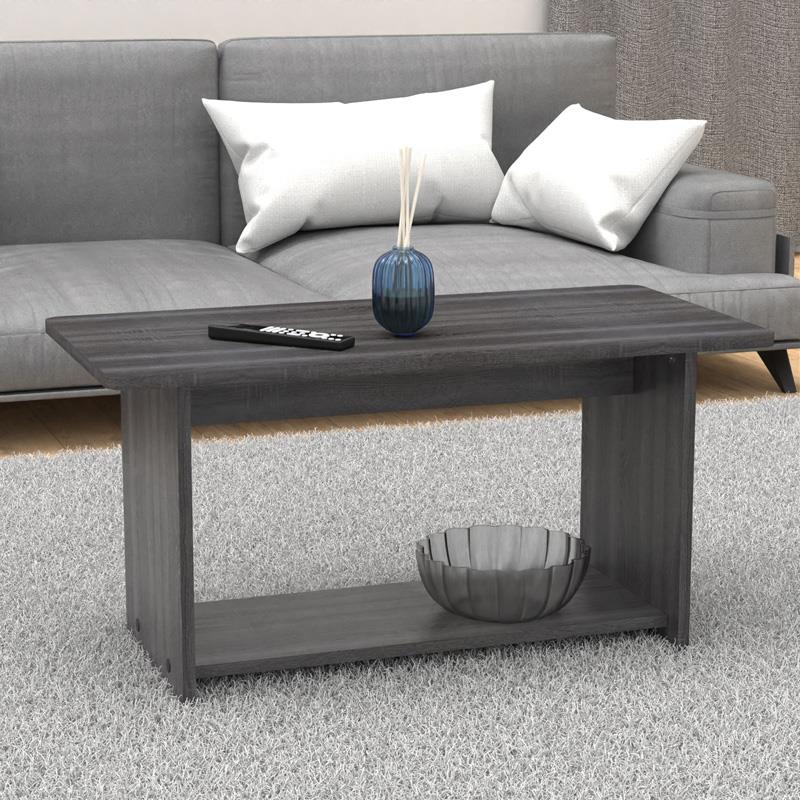 Τραπεζάκι Σαλονιού Kumba σε Aνθρακί - Wenge 80x40x42εκ. Τραπεζάκι Σαλονιού Kumba σε Aνθρακί - Wenge 80x40x42εκ.