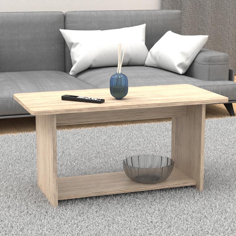 Τραπεζάκι Σαλονιού Kumba σε Οak χρώμα 80x40x42εκ.