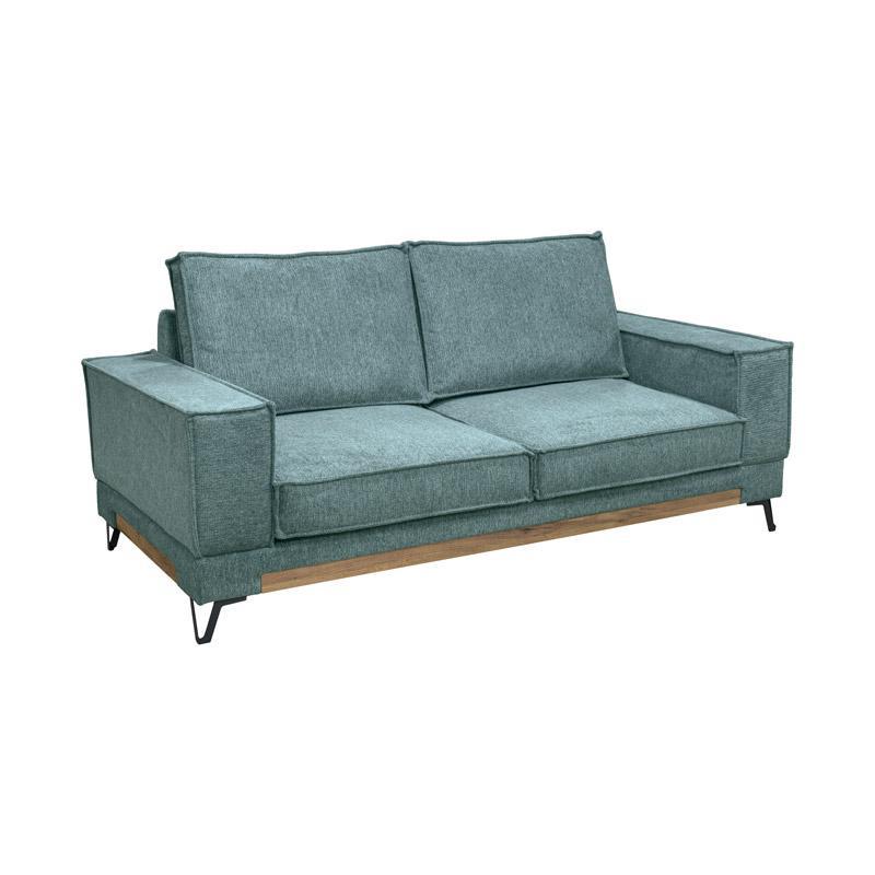 Διθέσιος Καναπές Loftio Fylliana με Mint χρώμα υφάσματος 190x95x89εκ