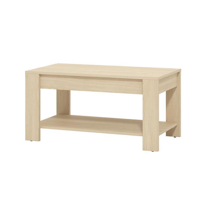 Τραπεζάκι σαλονιού CLENT σε Port Oak απόχρωση 90x50x46εκ.