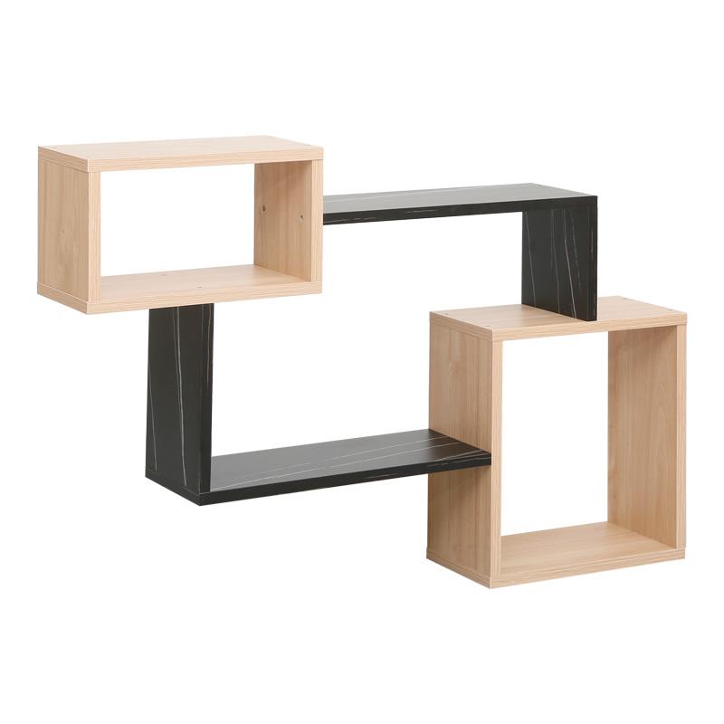 Ράφι τοίχου Beldra σε φυσική απόχρωση με όψη μαρμάρου 84x15x57.8εκ.