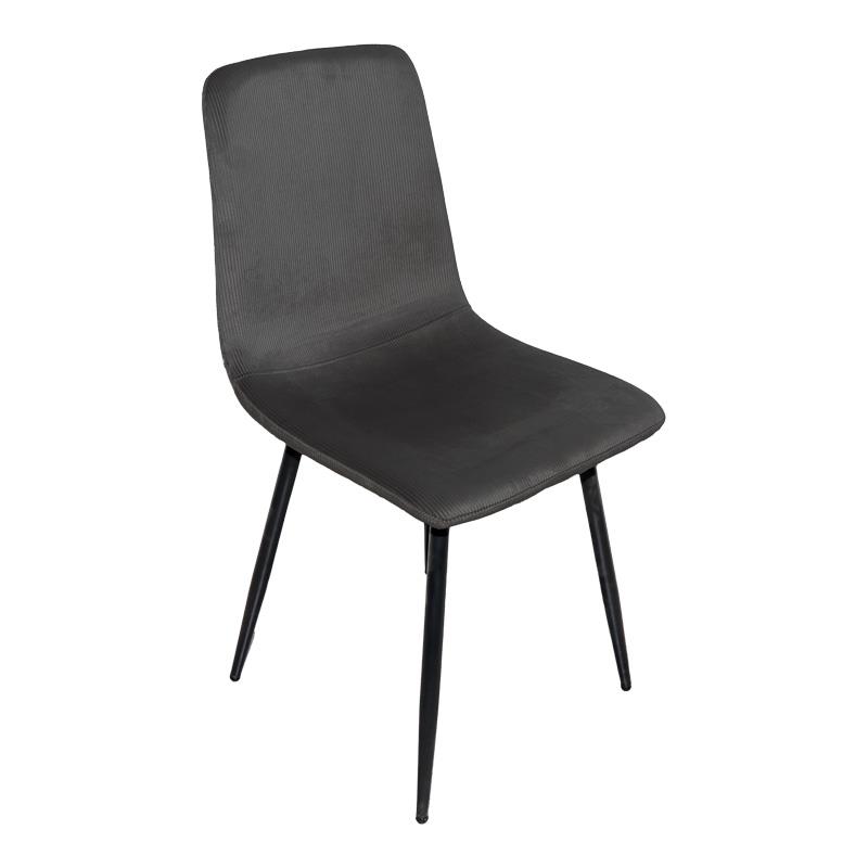 Καρέκλα Grato ύφασμα μαύρο-πόδι μαύρο μεταλλικό 45.5x53.5x88.5εκ Καρέκλα Grato ύφασμα μαύρο-πόδι μαύρο μεταλλικό 45.5x53.5x88.5εκ