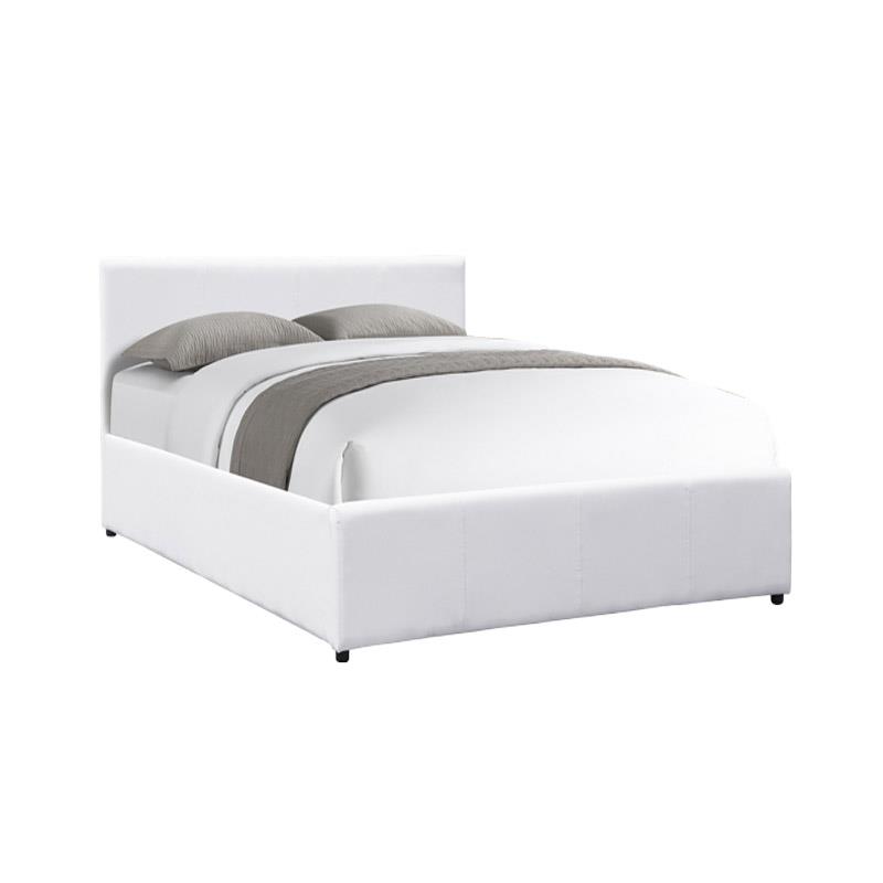 Επενδυμένο Κρεβάτι Dellia Ημίδιπλο με αποθηκευτικό χώρο PU Λευκό 120x200εκ. Επενδυμένο Κρεβάτι Dellia Ημίδιπλο με αποθηκευτικό χώρο PU Λευκό 120x200εκ.