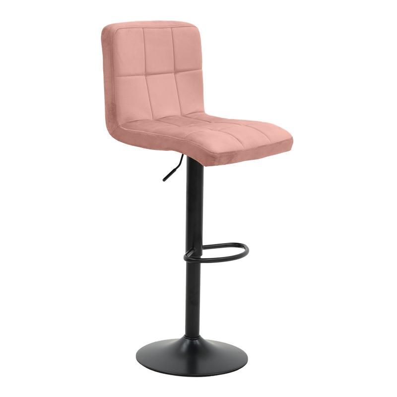 Σκαμπό μπαρ Remina πτυσσόμενο σάπιο μήλο βελούδο-βάση μαύρο μέταλλο 44x44x112εκ Σκαμπό μπαρ Remina πτυσσόμενο σάπιο μήλο βελούδο-βάση μαύρο μέταλλο 44x44x112εκ