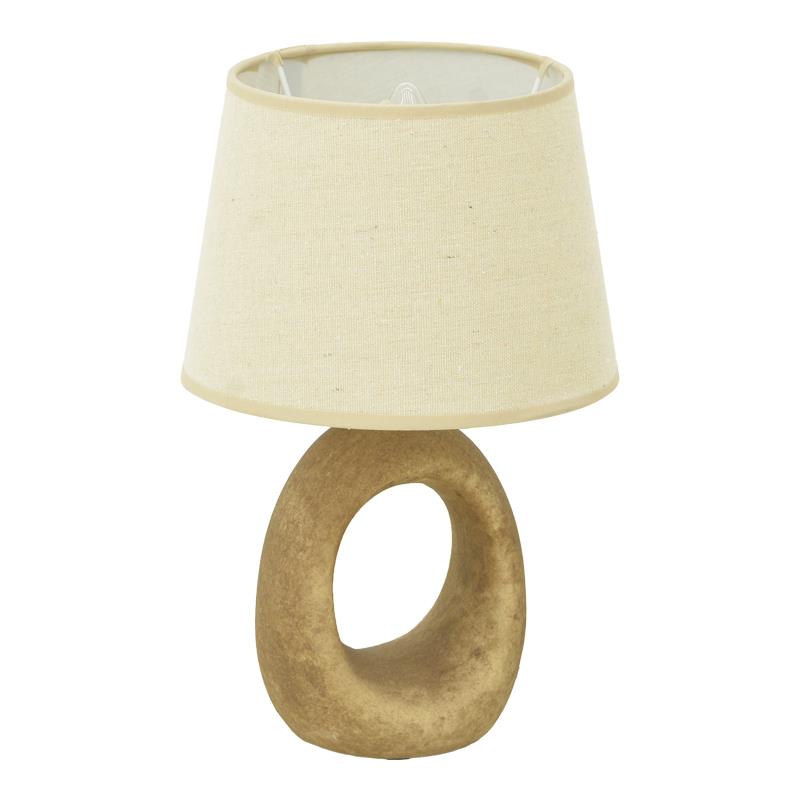 Επιτραπέζιο φωτιστικό Collie Inart Ε14 κεραμικό σε γκρι antique-μπεζ απόχρωση Φ18x29εκ Επιτραπέζιο φωτιστικό Collie Inart Ε14 κεραμικό σε γκρι antique-μπεζ απόχρωση Φ18x29εκ