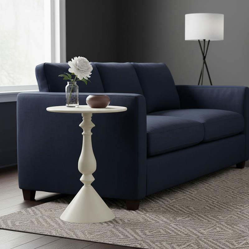 Βοηθητικό τραπεζάκι σαλονιού Lalou μέταλλο σε κρέμα απόχρωση Φ40x55εκ Βοηθητικό τραπεζάκι σαλονιού Lalou μέταλλο σε κρέμα απόχρωση Φ40x55εκ