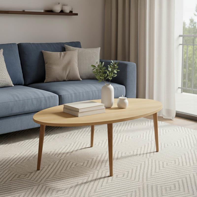 Τραπέζι σαλονιού Barton sonoma-καφέ 90x45x40εκ Τραπέζι σαλονιού Barton sonoma-καφέ 90x45x40εκ