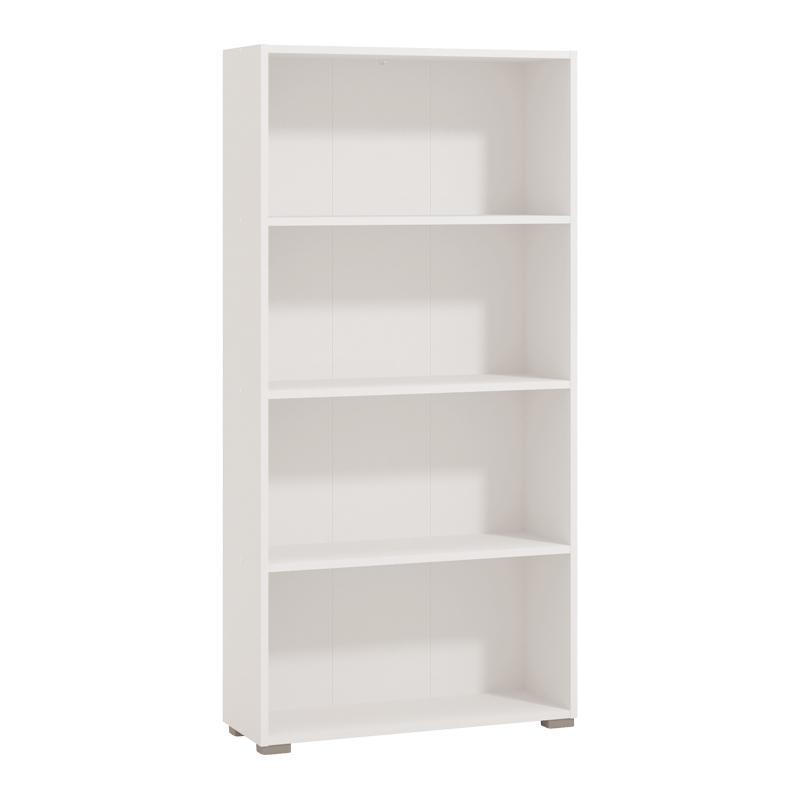 Βιβλιοθήκη Tomar 4 Λευκό 70x24,5x142 εκ. Βιβλιοθήκη Tomar 4 Λευκό 70x24,5x142 εκ.