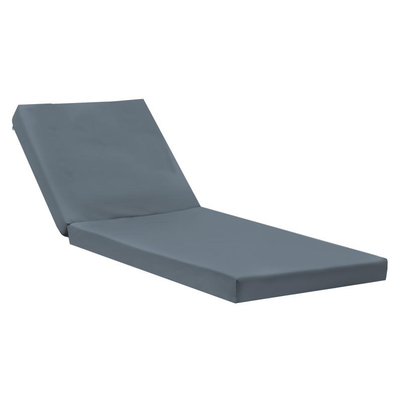 Μαξιλάρι ξαπλώστρας Sadie ύφασμα γκρι 65x185x15εκ Μαξιλάρι ξαπλώστρας Sadie ύφασμα γκρι 65x185x15εκ