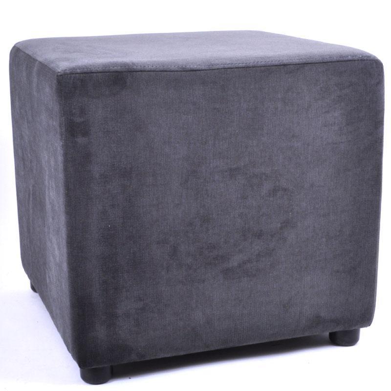 Σκαμπό Orinoko Fylliana Γκρί 47x47x42 εκ.