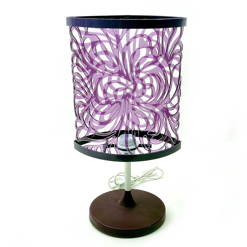 Επιτραπέζιο Φωτιστικό Decolight Μώβ 30x55x77 εκ.