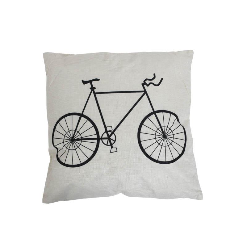 Διακοσμητικό Μαξιλάρι Ποδήλατο FL595 Fylliana 43x43εκ.