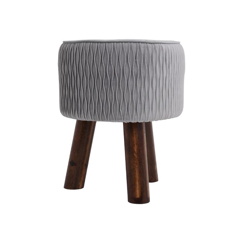 Σκαμπό SV1/3RA Fylliana Γκρί 28x28x34 εκ.