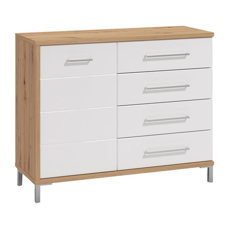 Κομότα - Μπουφές Mondego 2K4F Artisan - Λευκή Λάκα 108x40x87 εκ. Κομότα - Μπουφές Mondego 2K4F Artisan - Λευκή Λάκα 108x40x87 εκ.