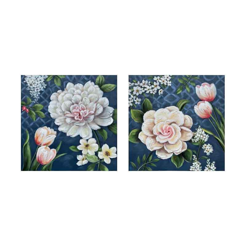 Πίνακας Flower FL6566 Fylliana 1/2 σε Καμβά Ξύλινο Πλαίσιο 60x2.3x60εκ. Πίνακας Flower FL6566 Fylliana 1/2 σε Καμβά Ξύλινο Πλαίσιο 60x2.3x60εκ.