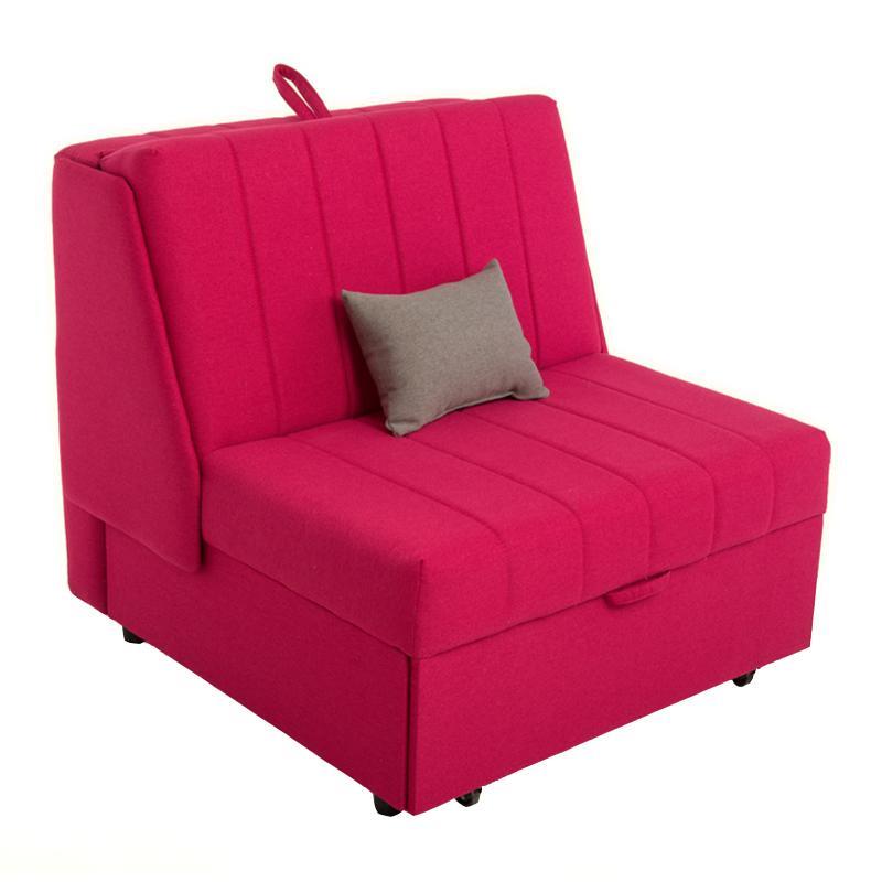 Πολυθρόνα New Montana Fylliana Ρόζ - Γκρί Bombay 95x100x92 εκ.