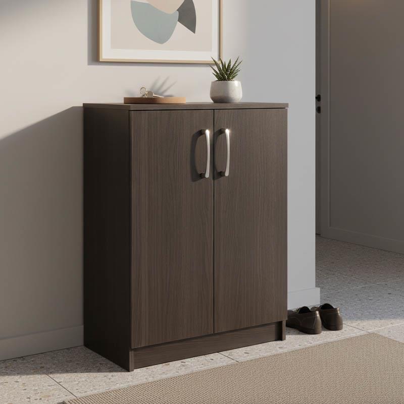 Παπουτσοθήκη-ντουλάπι Shordo wenge μελαμίνης 60x40.5x80εκ