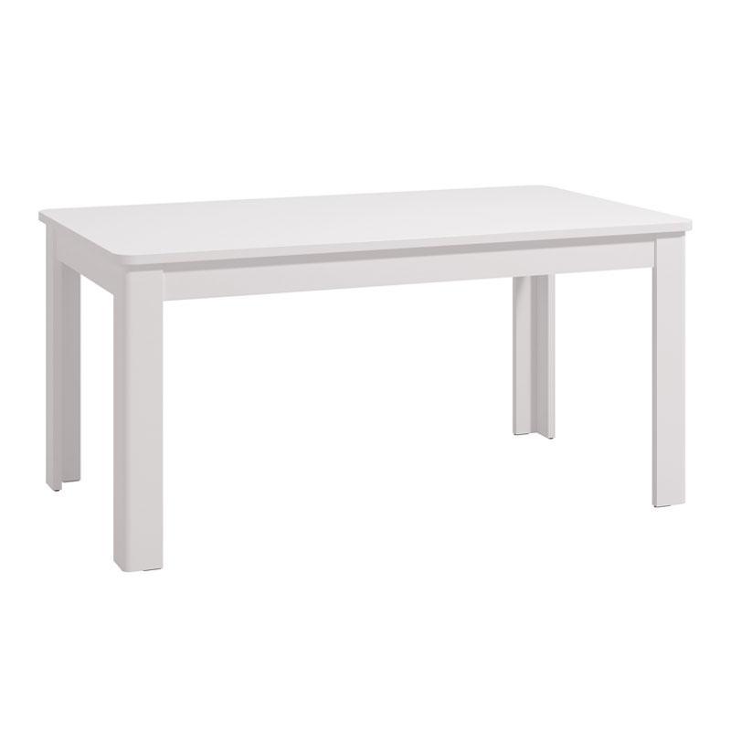 Τραπέζι Τραπεζαρίας Επεκτεινόμενο Jersey Λευκό 160(200)x91,5x76,5 εκ.