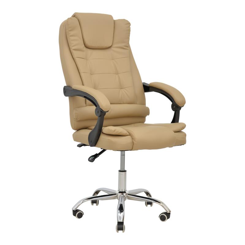 Καρέκλα γραφείου διευθυντή Toronsi μπεζ pu 60x68x128εκ Καρέκλα γραφείου διευθυντή Toronsi μπεζ pu 60x68x128εκ